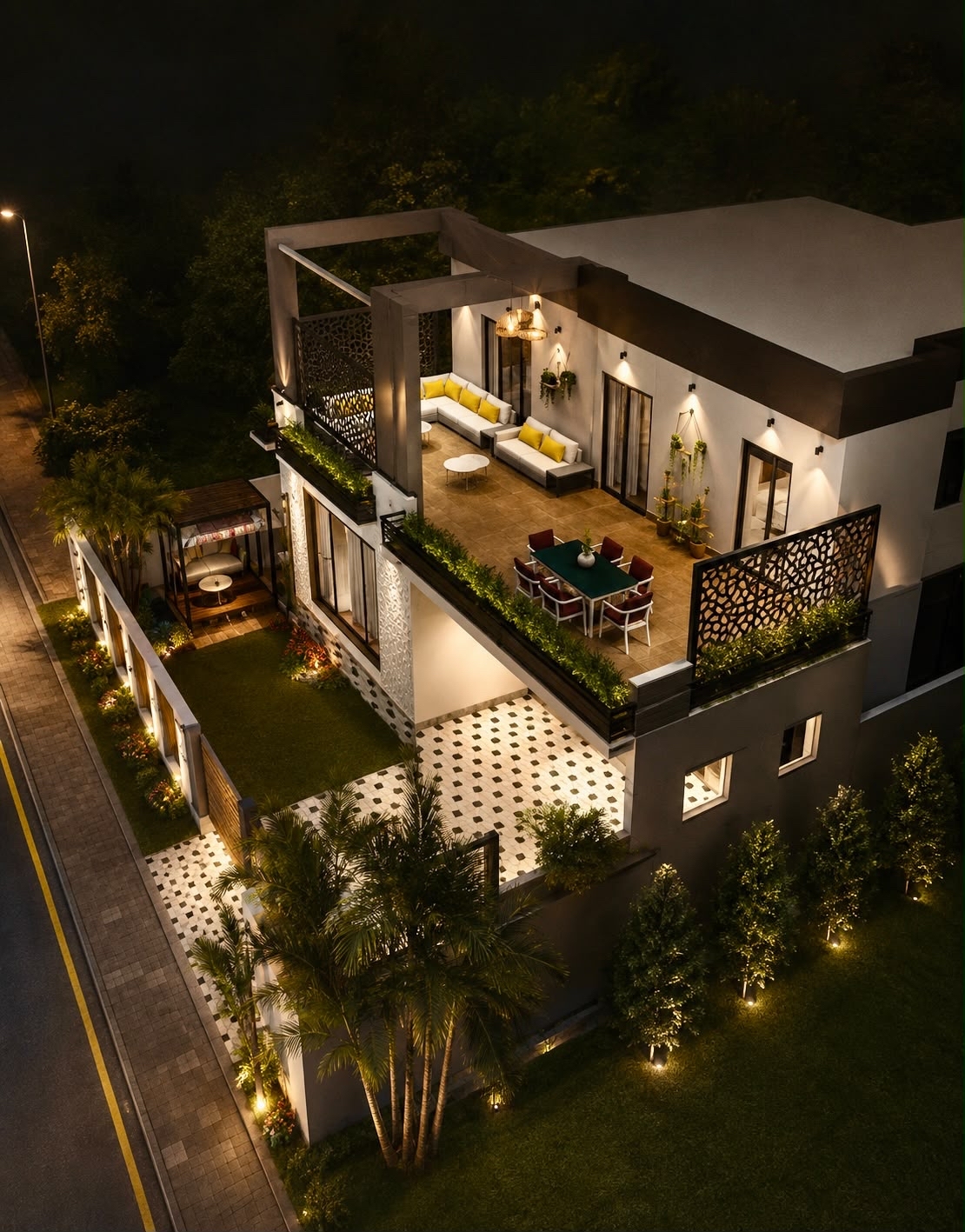 exterior residential design lahore